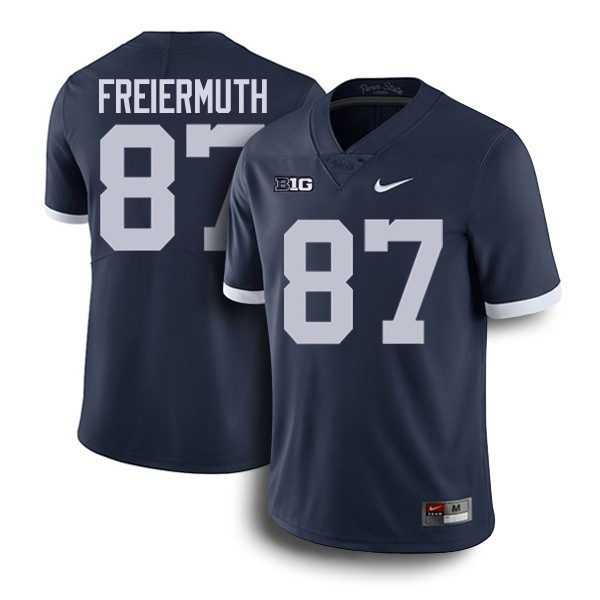Men's Penn State Nittany Lions #87 Pat Freiermuth Nike Navy Retro Limited Football Jersey