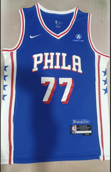 Men's Philadelphia 76ers  #77 V. J. Edgecombe