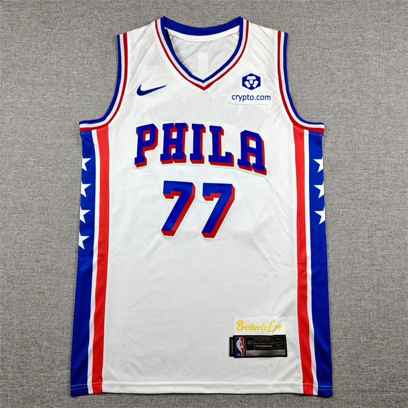 Men's Philadelphia 76ers # 77 V. J. Edgecombe