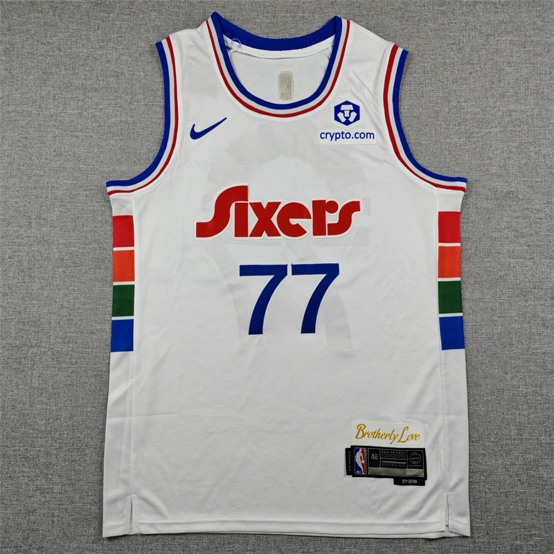 Men's Philadelphia 76ers #77   V. J. Edgecombe