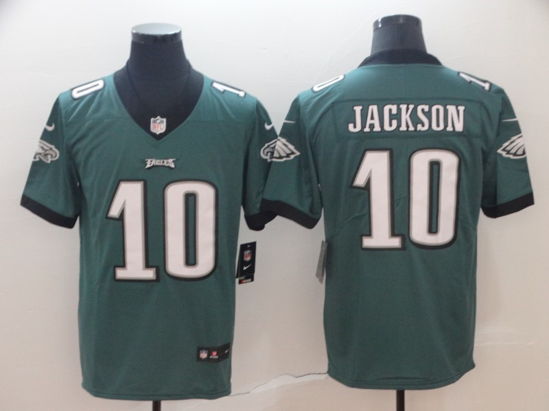 Men's Philadelphia Eagles #10 DeSean Jackson Nike Green NFL Vapor Limited Jersey