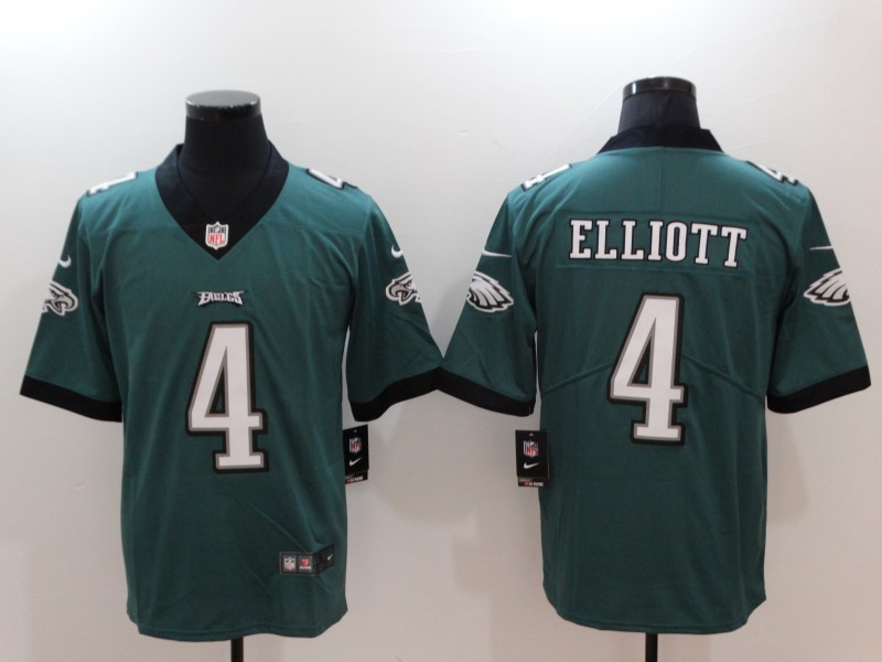 Men's Philadelphia Eagles #4 Jake Elliott Nike Green NFL Vapor Limited Jersey