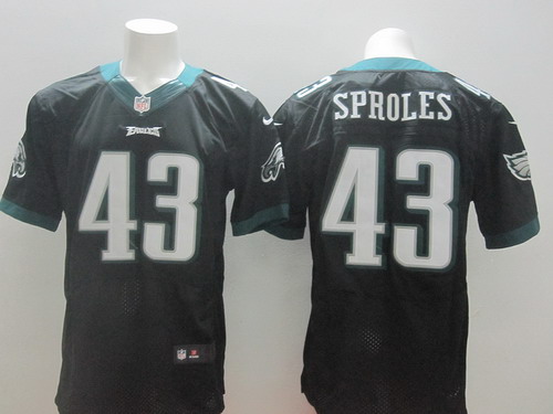 Men's Philadelphia Eagles #43 Darren Sproles 2014 Black Nik Elite Jersey