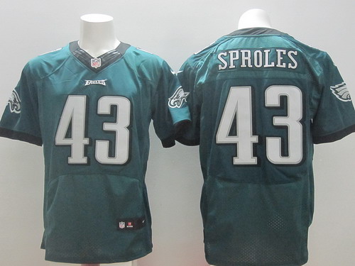 Men's Philadelphia Eagles #43 Darren Sproles 2014 Green Nik Elite Jersey