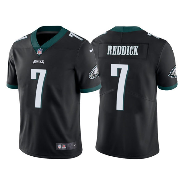 Men's Philadelphia Eagles #7 Haason Reddick Nike Black Vapor Limited Jersey