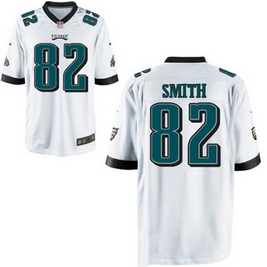 Men's Philadelphia Eagles #82 Torrey Smith White Road Nike Elite Jersey