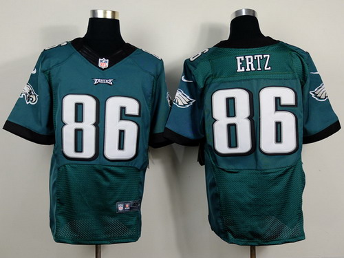 Men's Philadelphia Eagles #86 Zach Ertz 2014 Green Nik Elite Jersey