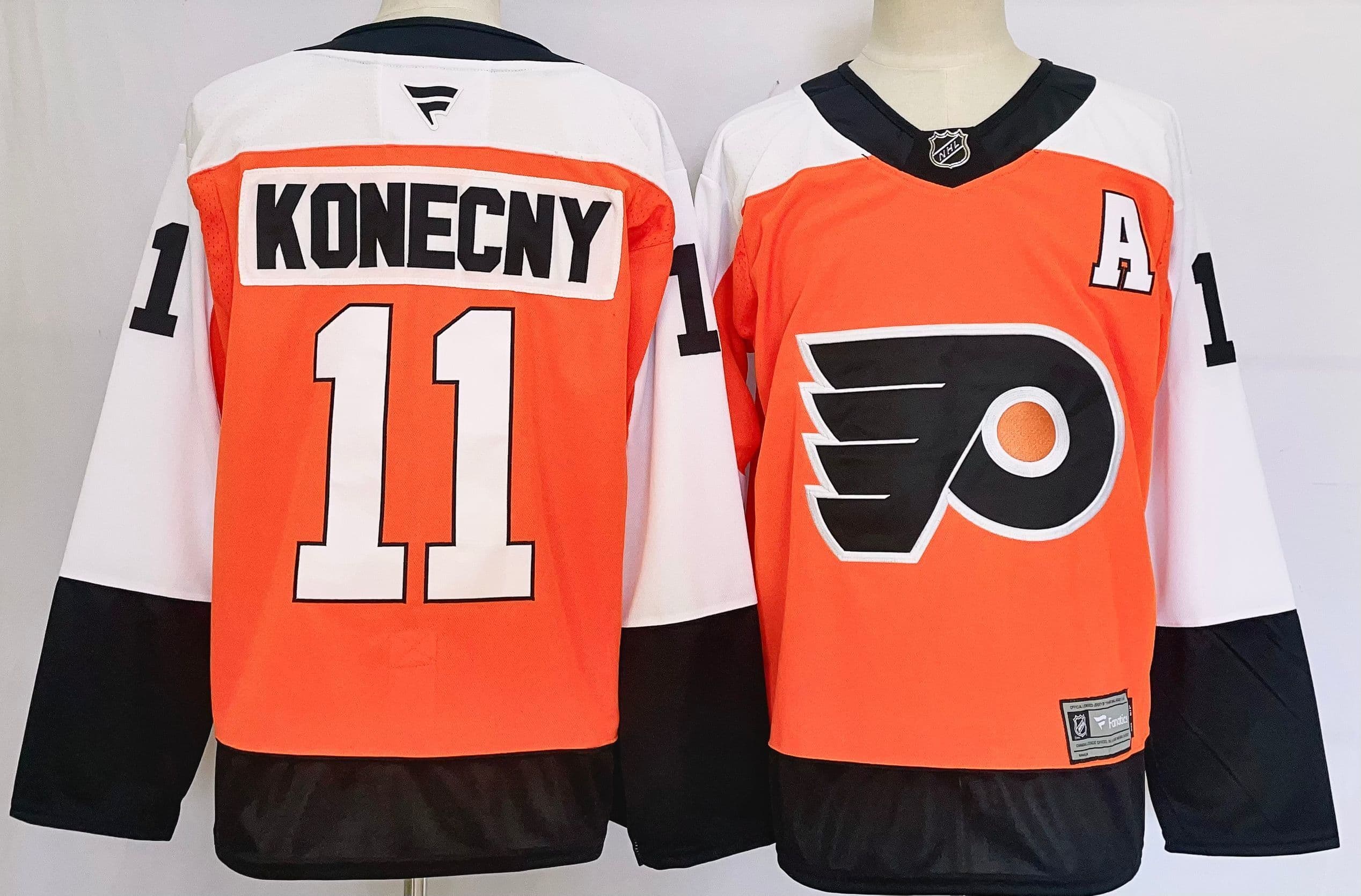 Men's Philadelphia Flyers #11  Travis Konecny  2025 Stitched Jersey