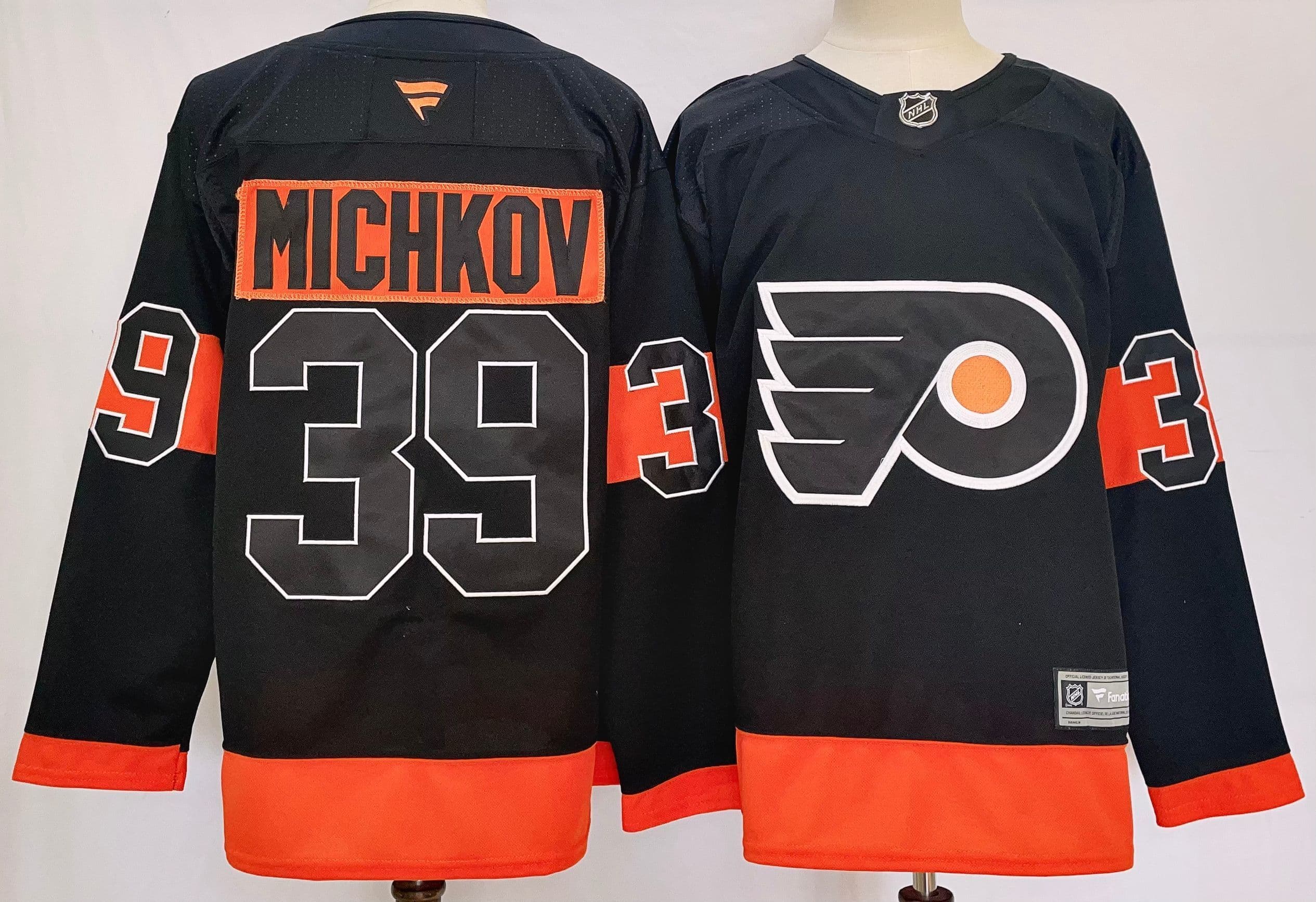 Men's Philadelphia Flyers #39 Matvei Michkov    2025  Stitched Jersey