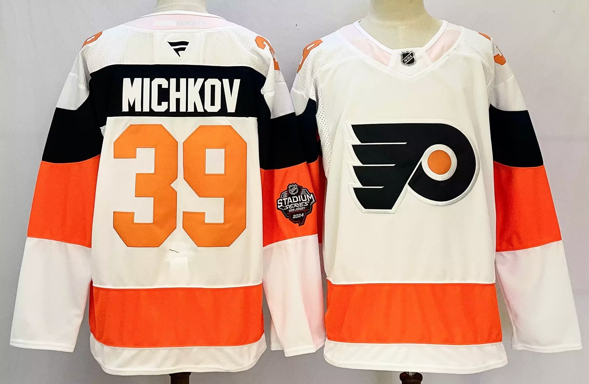 Men's Philadelphia Flyers #39 Matvei Michkov    2025 Stitched Jersey