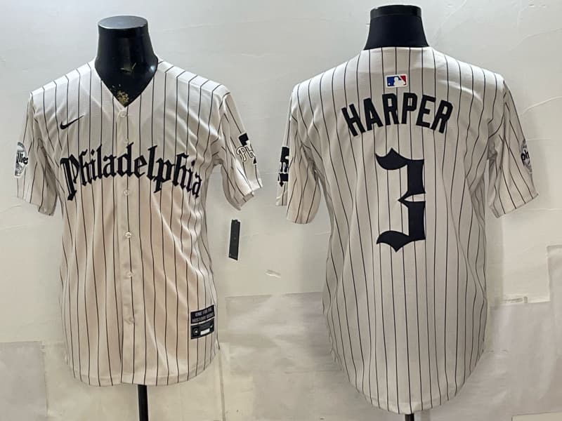 Men's Philadelphia Phillies   3 HARPER Nike  Player Jersey