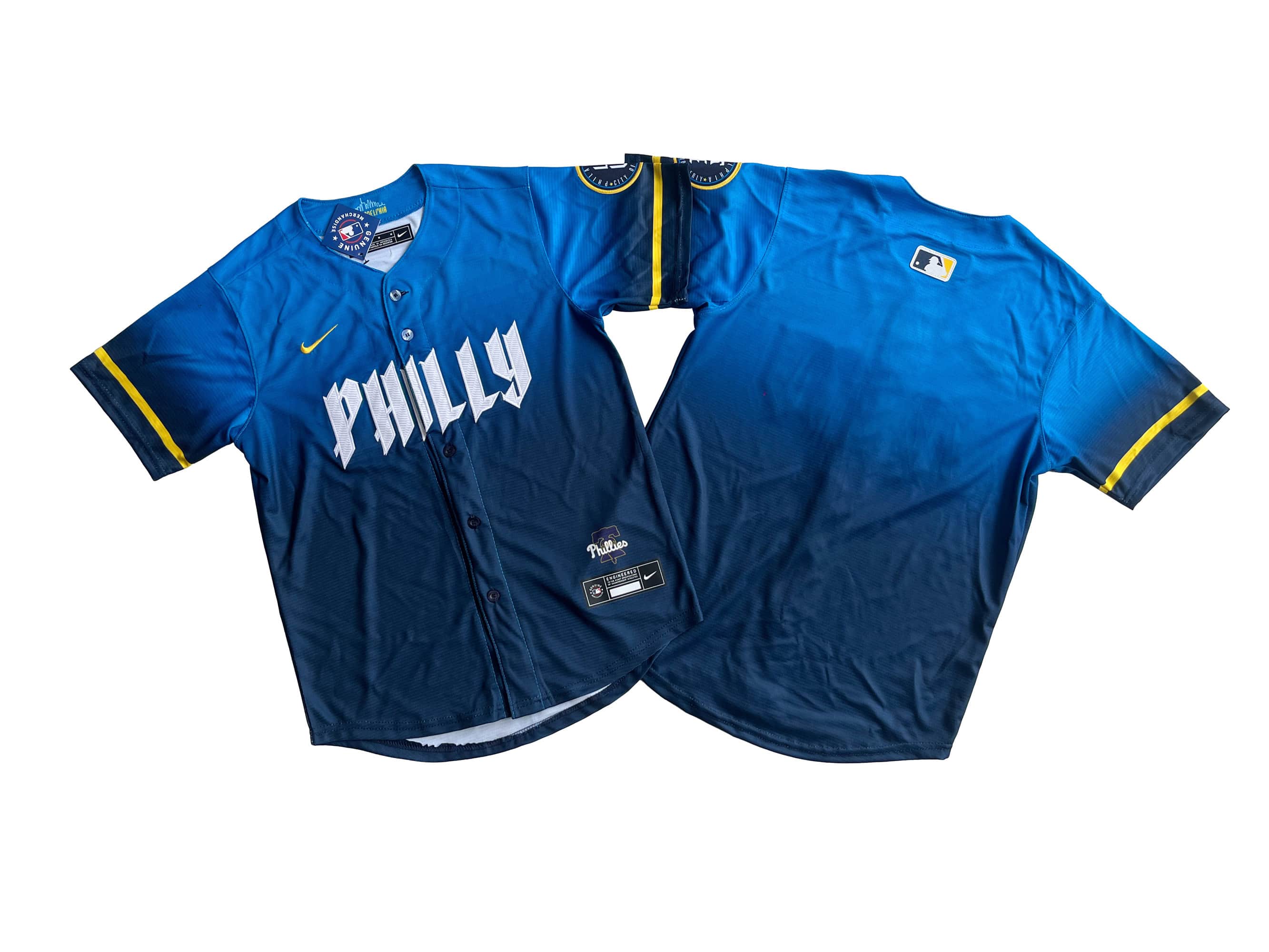 Men's Philadelphia Phillies Nike Blue 2024 City Connect Limited Jersey