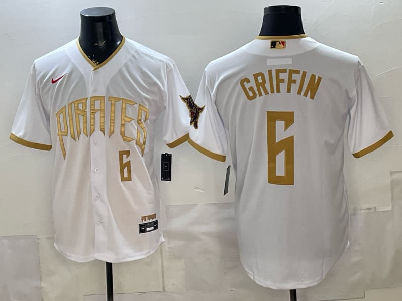 Men's Pittsburgh Pirates 2026 City Connect Vapor Premier  Limited Jersey - All Stitched 6  griffin
