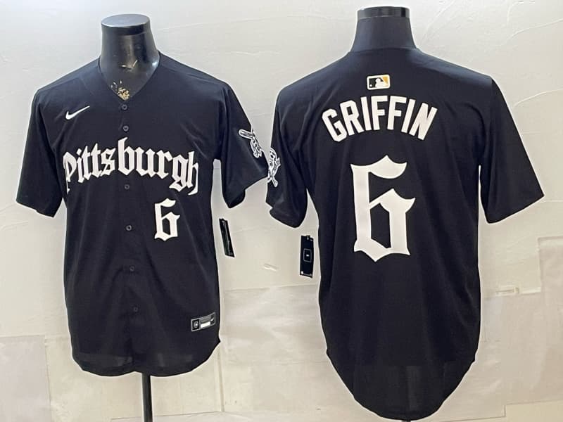 Men's Pittsburgh Pirates 2026 City Connect Vapor Premier  Limited Jersey - All Stitched 6 griffin
