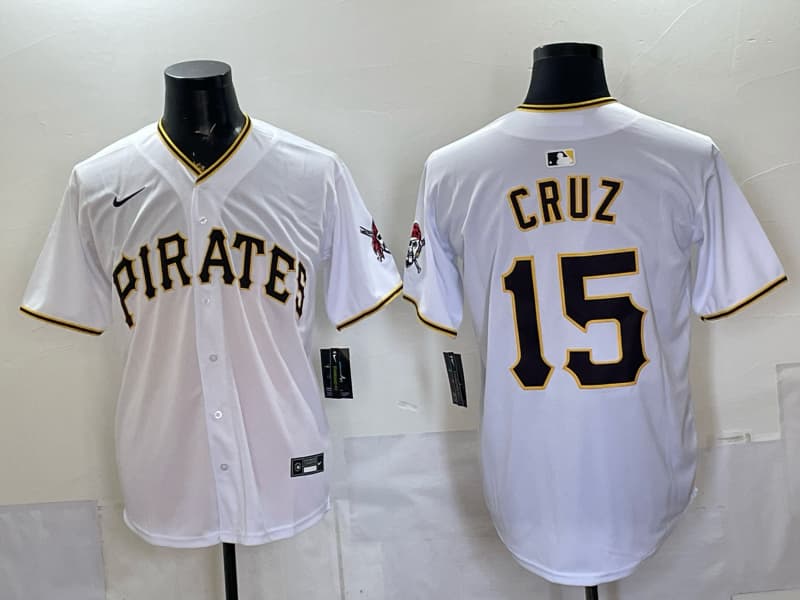 Men's Pittsburgh Pirates 2026 City Connect Vapor Premier Limited Jersey - All Stitched   15 CRUZ