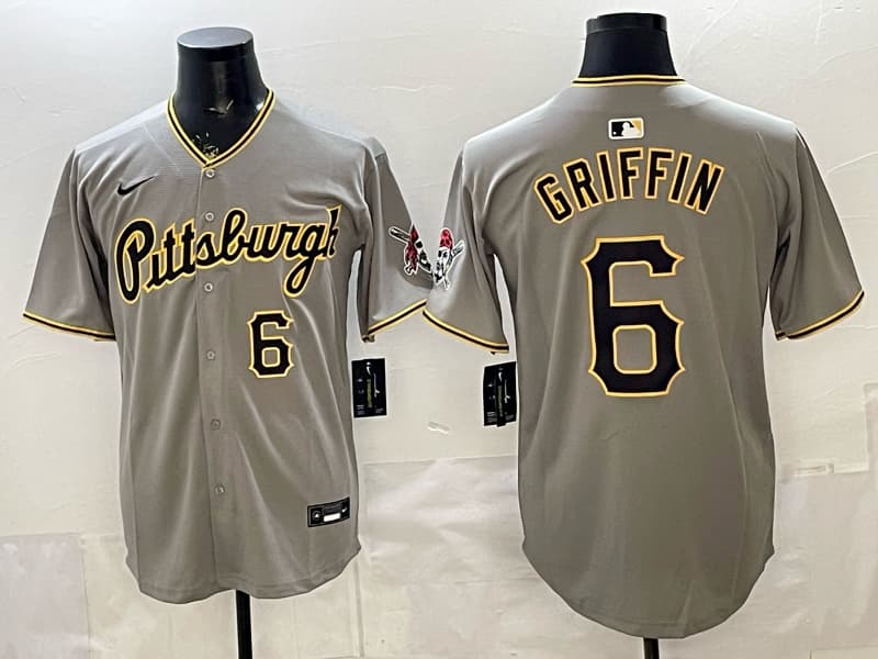 Men's Pittsburgh Pirates 2026 City Connect Vapor Premier Limited Jersey - All Stitched   6 griffin