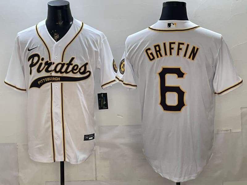 Men's Pittsburgh Pirates 2026 City Connect Vapor Premier Limited Jersey - All Stitched 6 griffin