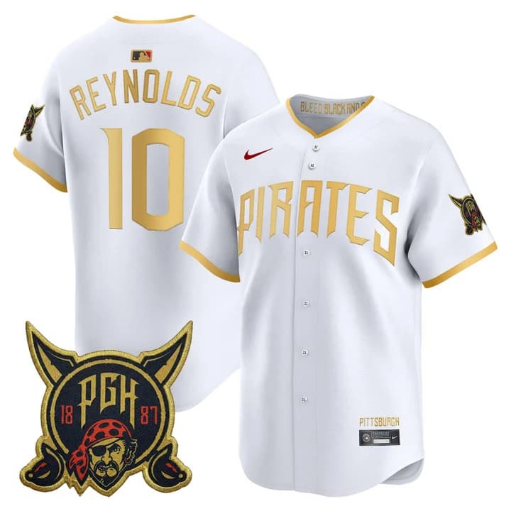 Men's Pittsburgh Pirates 2026 City Connect Vapor Premier Limited Jersey - All Stitched Bryan Reynolds   10