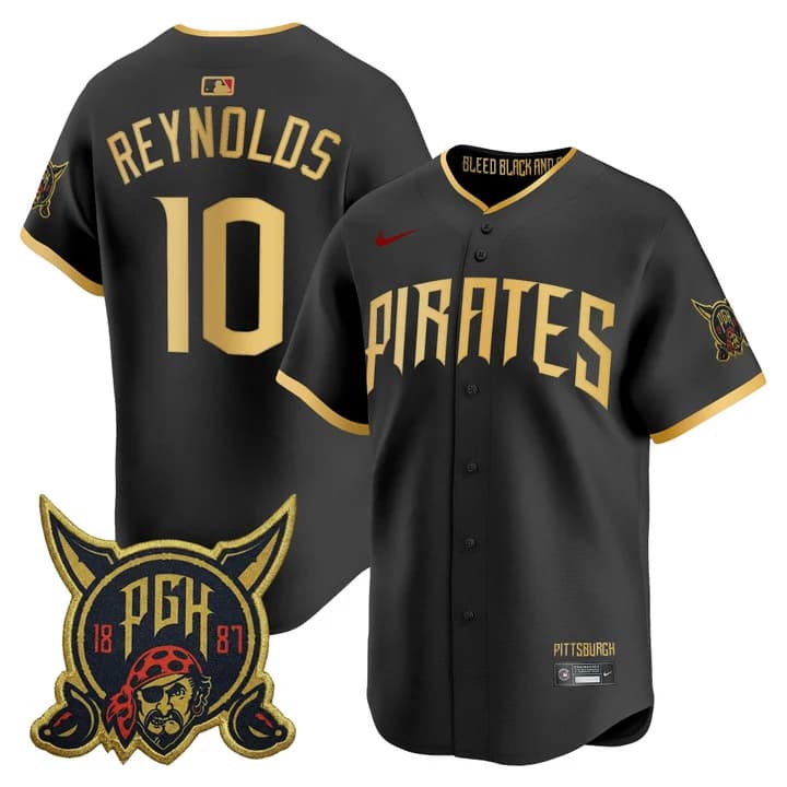 Men's Pittsburgh Pirates 2026 City Connect Vapor Premier Limited Jersey - All Stitched Bryan Reynolds10