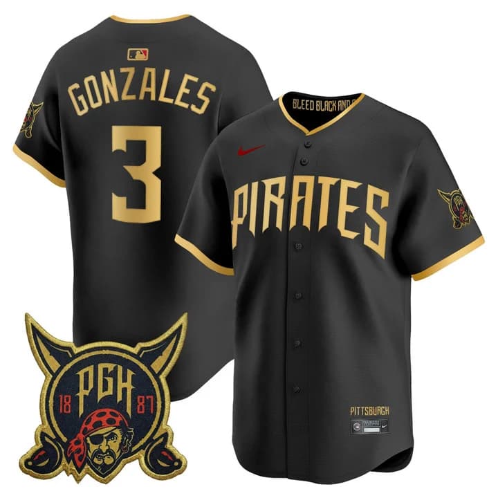 Men's Pittsburgh Pirates 2026 City Connect Vapor Premier Limited Jersey - All Stitched Nick Gonzales3