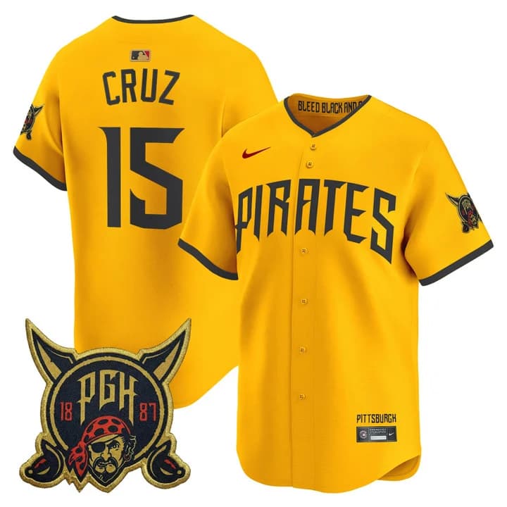 Men's Pittsburgh Pirates 2026 City Connect Vapor Premier Limited Jersey - All Stitched Oneil Cruz     15