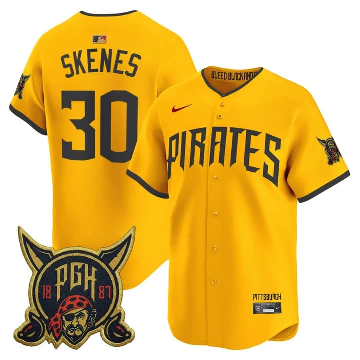 Men's Pittsburgh Pirates 2026 City Connect Vapor Premier Limited Jersey - All Stitched Paul Skenes     30