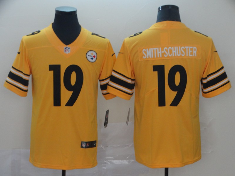 Men's Pittsburgh Steelers #19 JuJu Smith-Schuster Nike Gold Inverted Legend Jersey