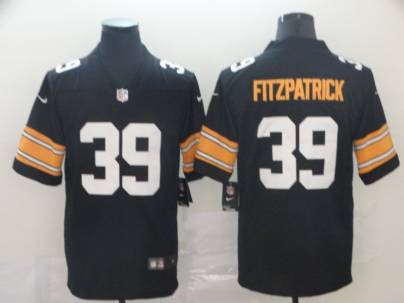 Men's Pittsburgh Steelers #39 Minkah Fitzpatrick Nike Black Alternate Football Jersey