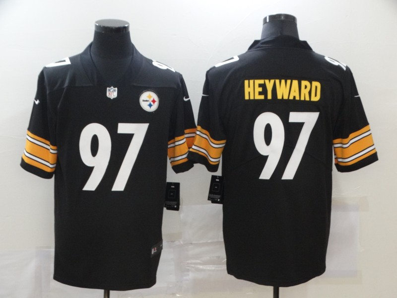Men's Pittsburgh Steelers #97 Cameron Heyward Nike Black Limited Football Jersey