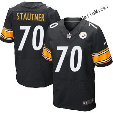 Men's Pittsburgh Steelers Retired Players #70 ernie stautner black elite jersey