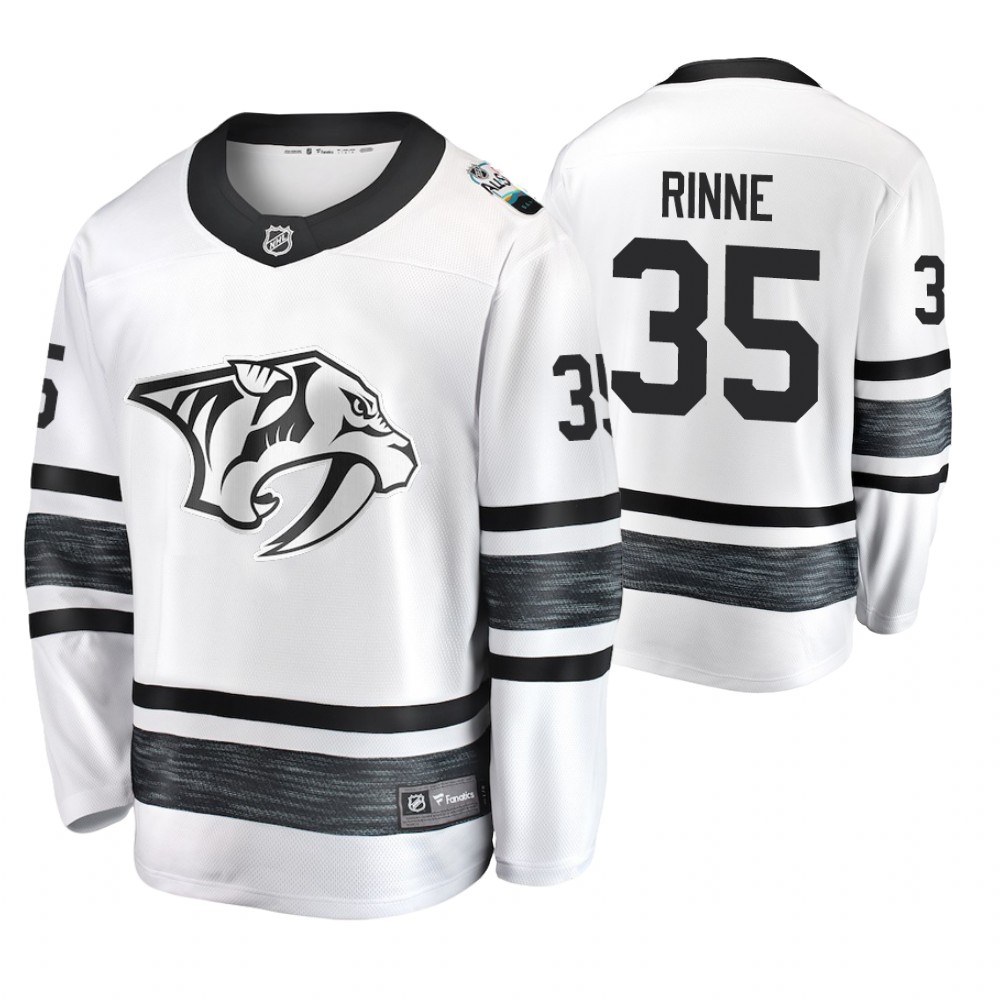 Men's Predators #35 Pekke Rinne White 2019 NHL All-Star Jersey