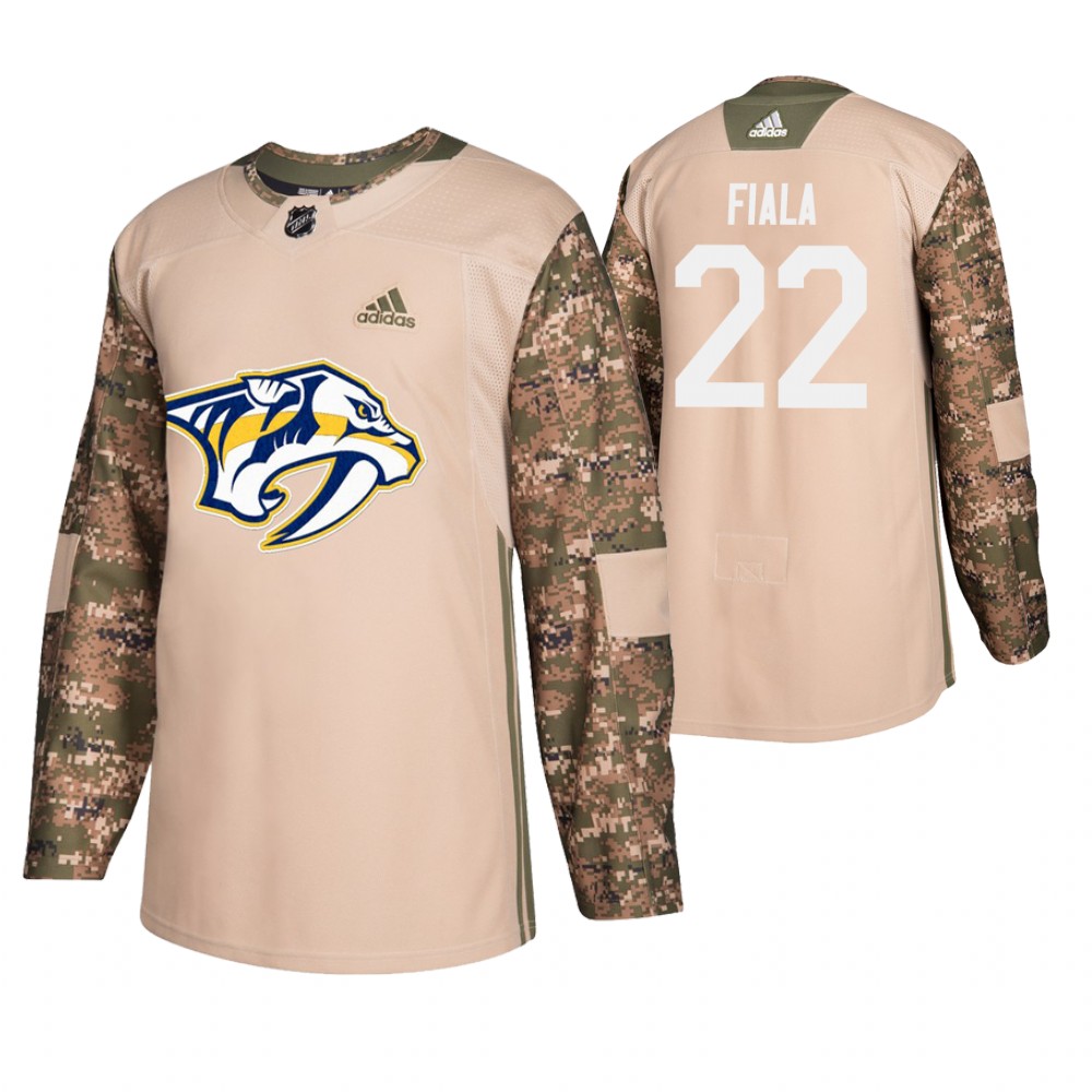 Men's Predators #92 Ryan Johansen Veterans Day Jersey - Camo
