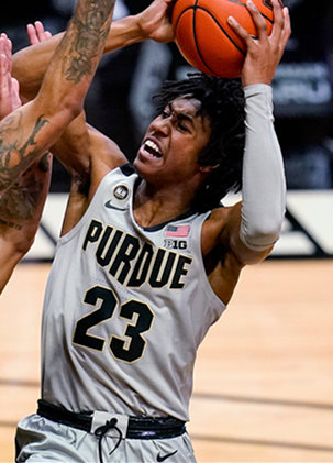 Men's Purdue Boilermakers #23 Jaden Ivey Nike Grey College Game Basketball Jersey