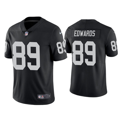Men's Raiders #89 Bryan Edwards Vapor Untouchable Limited Black Jersey