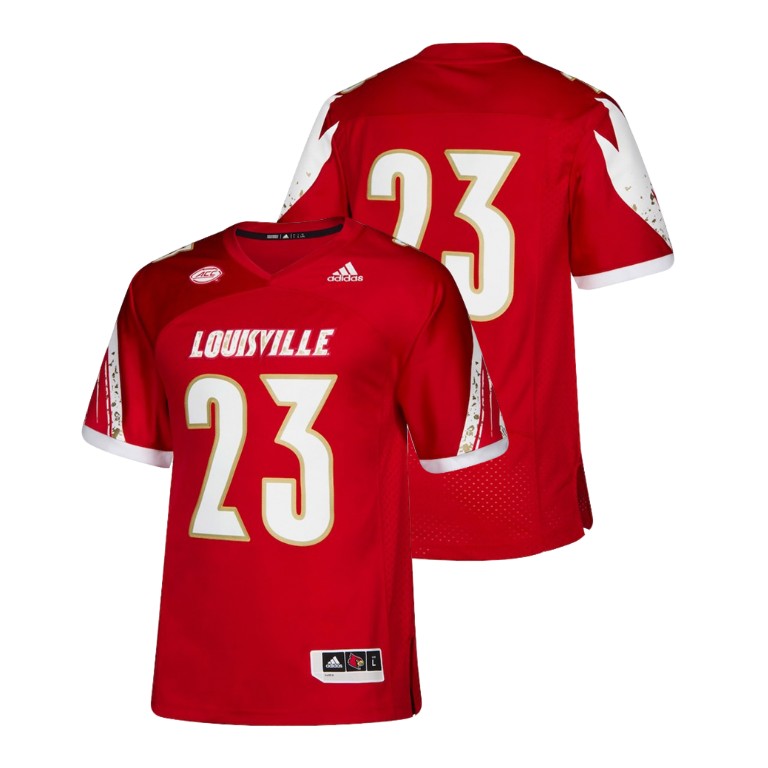 Men's Red Adidas College Football Louisville Cardinals Premier Jersey