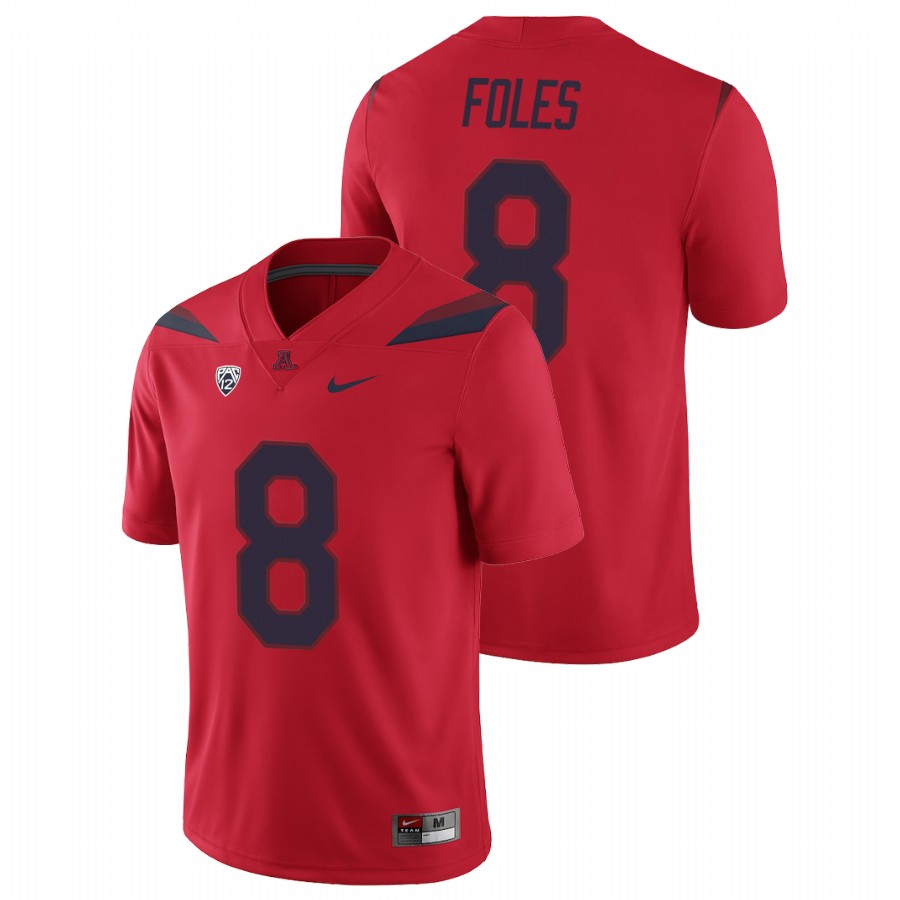 Men's Red Arizona Wildcats Nick Foles College Football Alternate Game Jersey