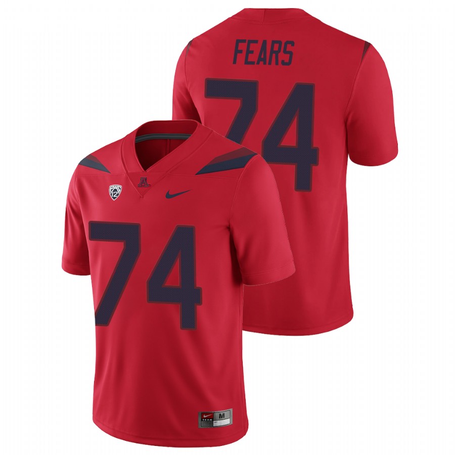 Men's Red Arizona Wildcats Paiton Fears College Football Alternate Game Jersey