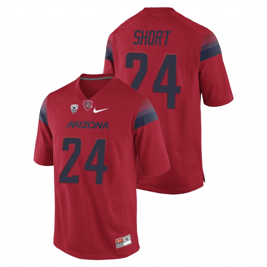 Men's Red Arizona Wildcats Rhedi Short College Football Game Jersey