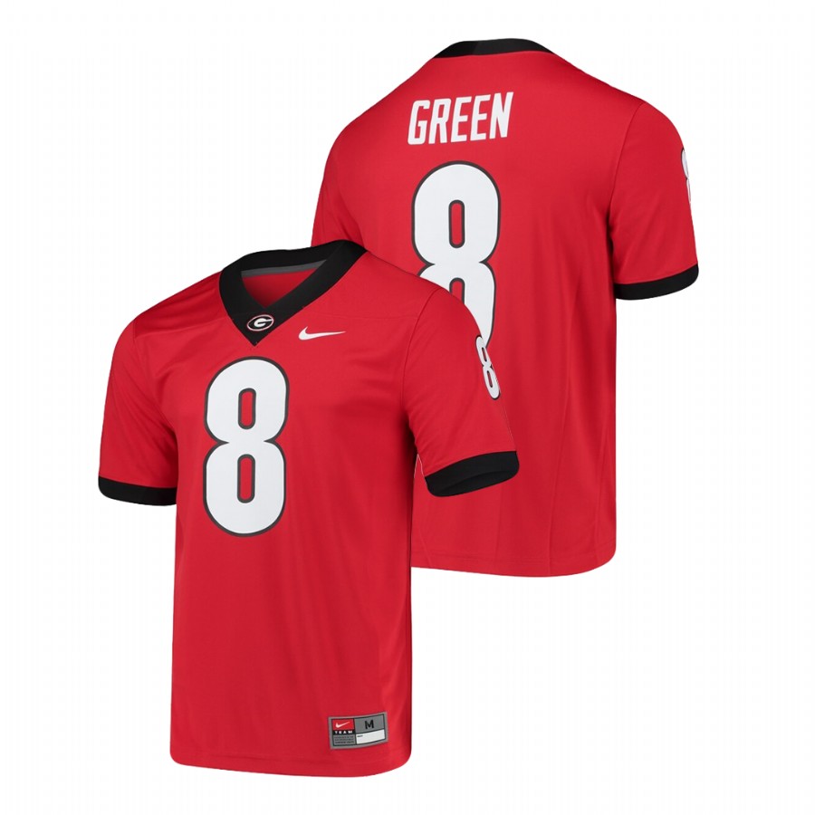 Men's Red College Football A.J. Green Georgia Bulldogs Alumni Player Game Jersey