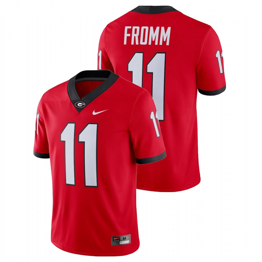 Men's Red Georgia Bulldogs Jake Fromm College Football Alumni Player Jersey