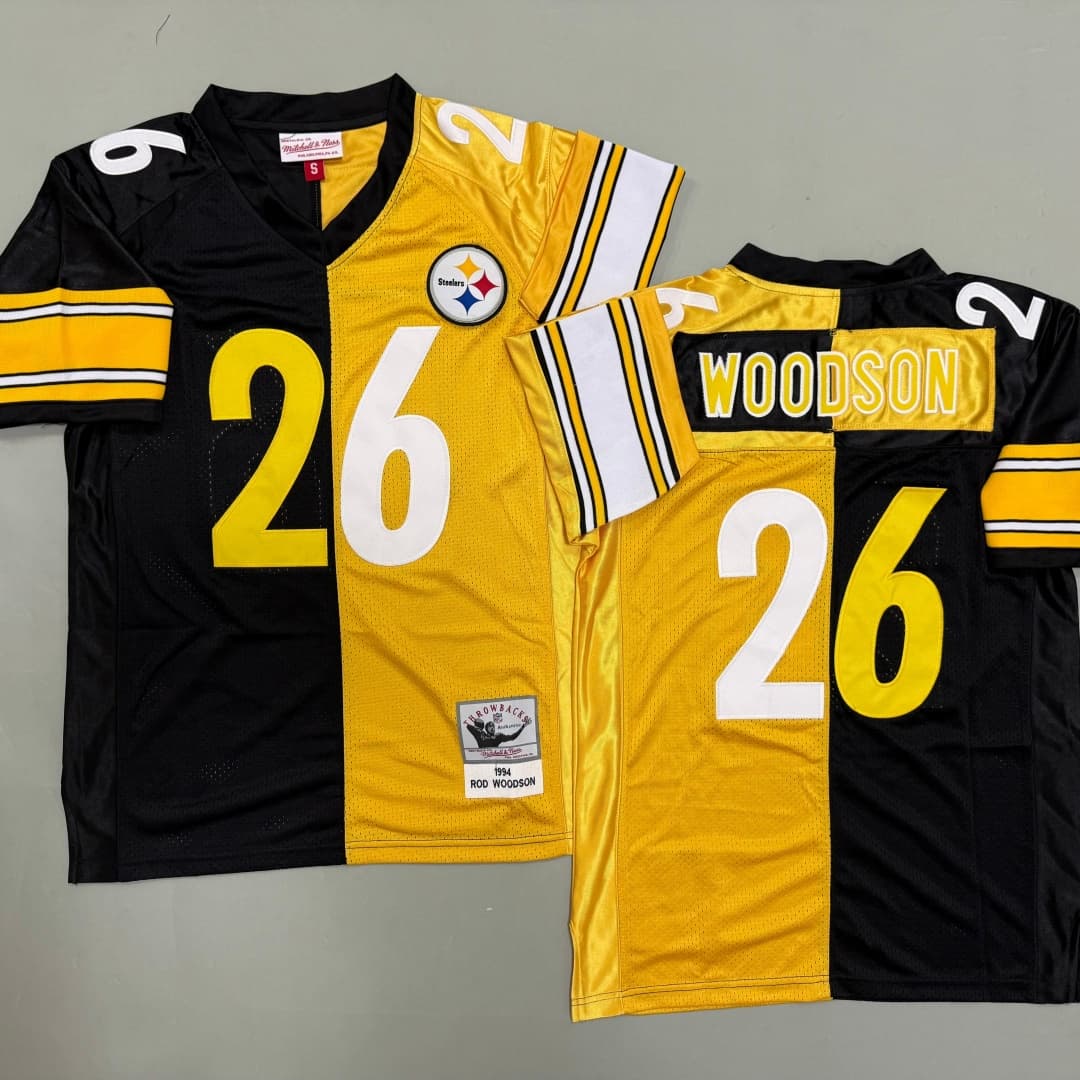 Men's Rod Woodson Black   Pittsburgh Steelers