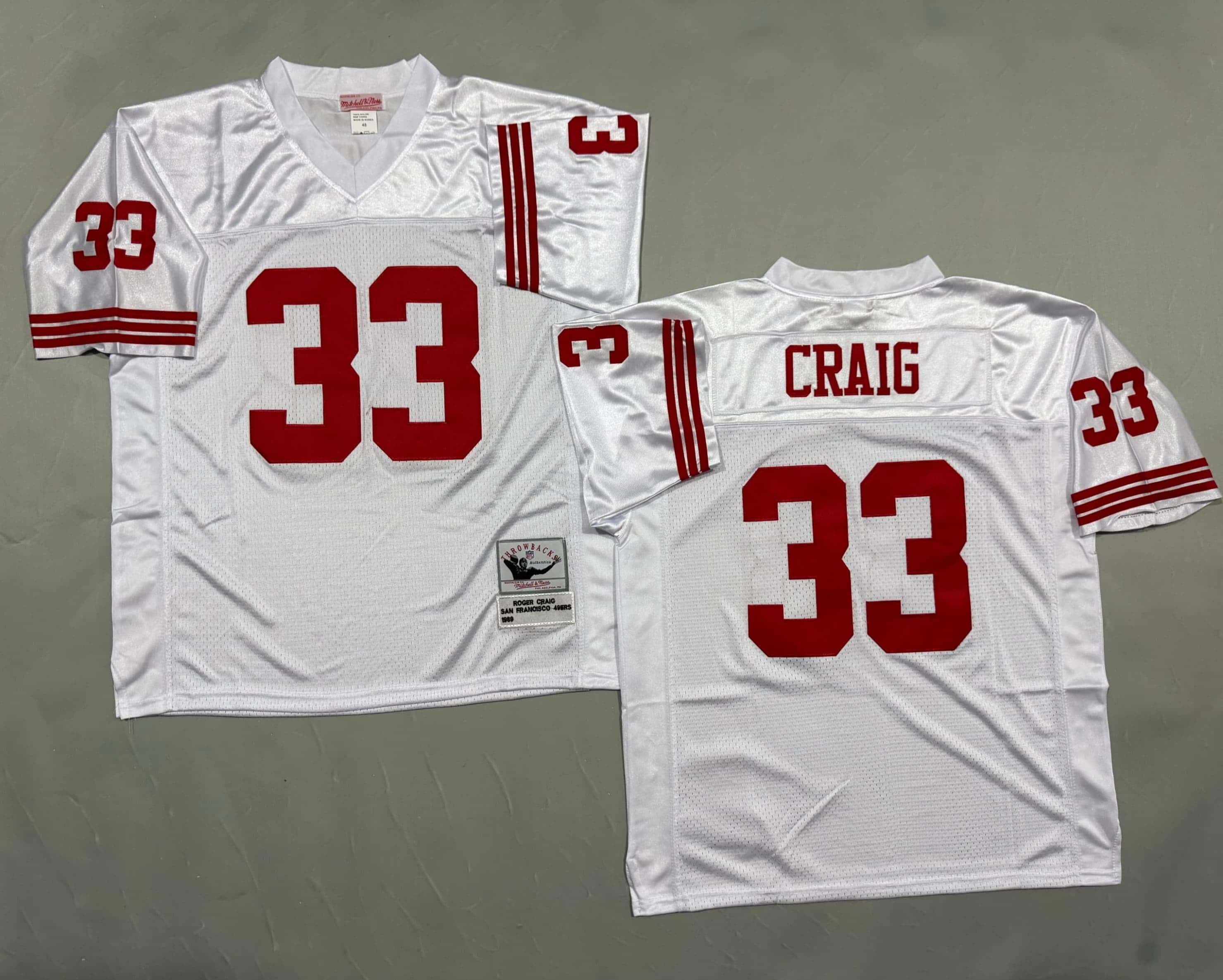 Men's Roger Craig Scarlet San Francisco    49ers
