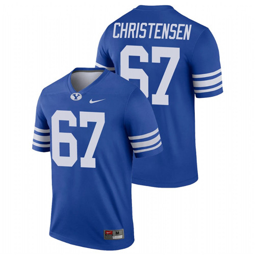 Men's Royal BYU Cougars Brady Christensen College Football Alumni Legend Jersey