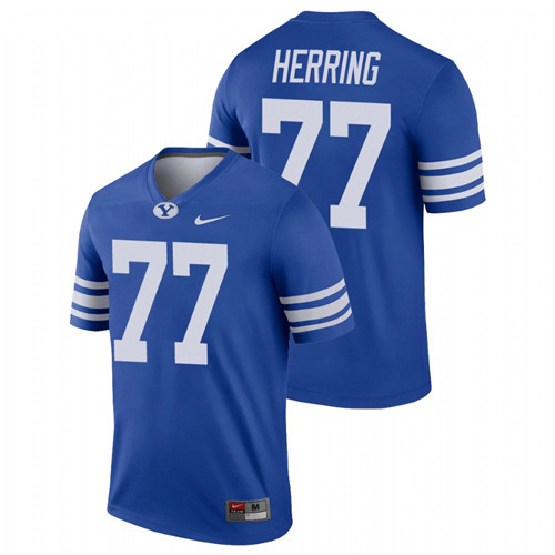 Men's Royal BYU Cougars Chandon Herring College Football Alumni Legend Jersey