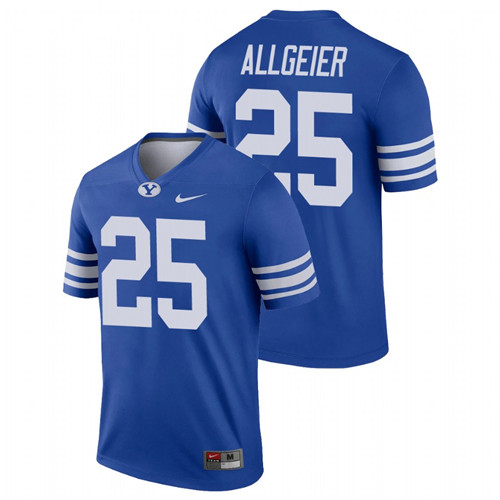 Men's Royal BYU Cougars Tyler Allgeier College Football Alumni Legend Jersey