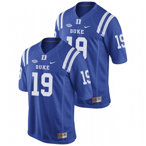 Men's Royal Duke Blue Devils Jake Bobo Replica Game Football Jersey