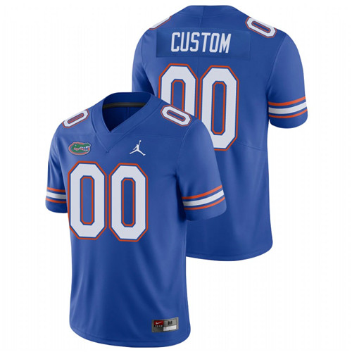 Men's Royal Florida Gators Custom Limited Football Jersey