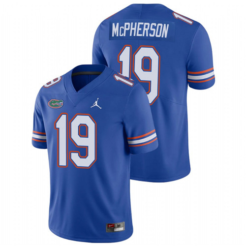 Men's Royal Florida Gators Evan McPherson Limited Football Jersey