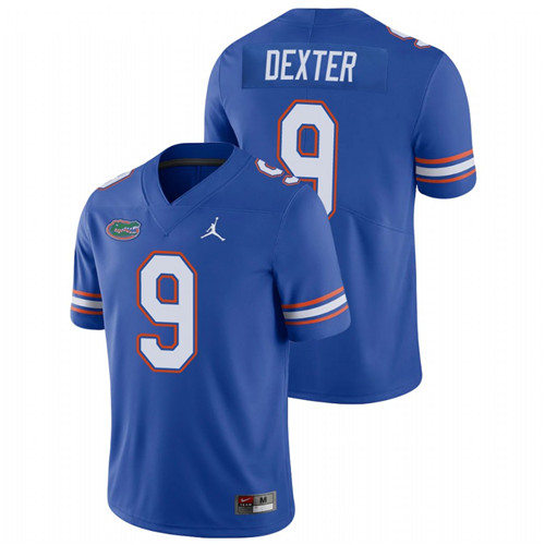 Men's Royal Florida Gators Gervon Dexter Limited Football Jersey
