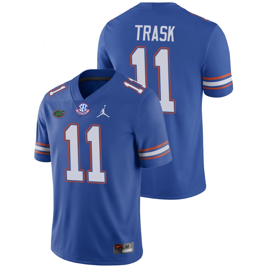 Men's Royal Florida Gators Kyle Trask College Football Home Game Jersey